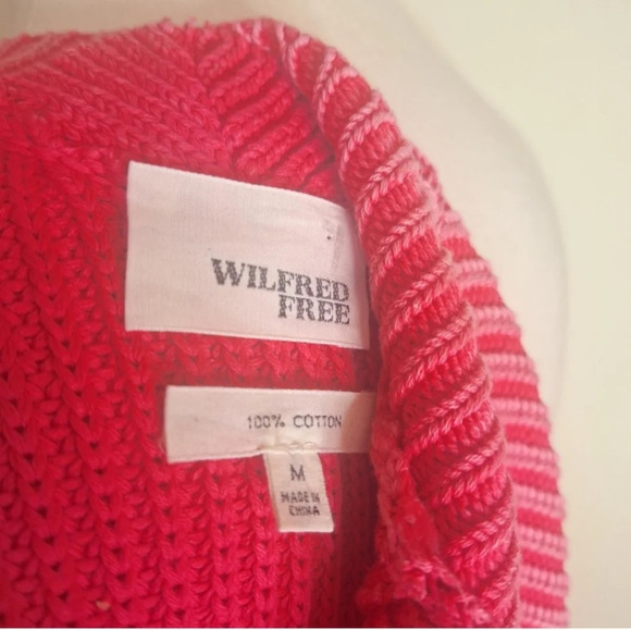 Wilfred Free Varlese Knit ribbed  Top SZ M - Picture 6 of 6